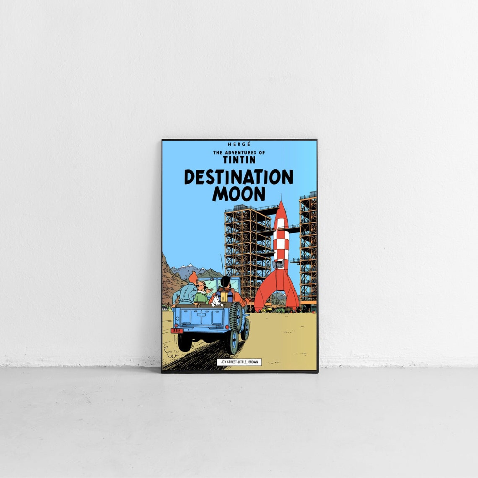 Discover The Adventures of Tintin And Dog Destination Moon Movie Poster Decoration Living Room