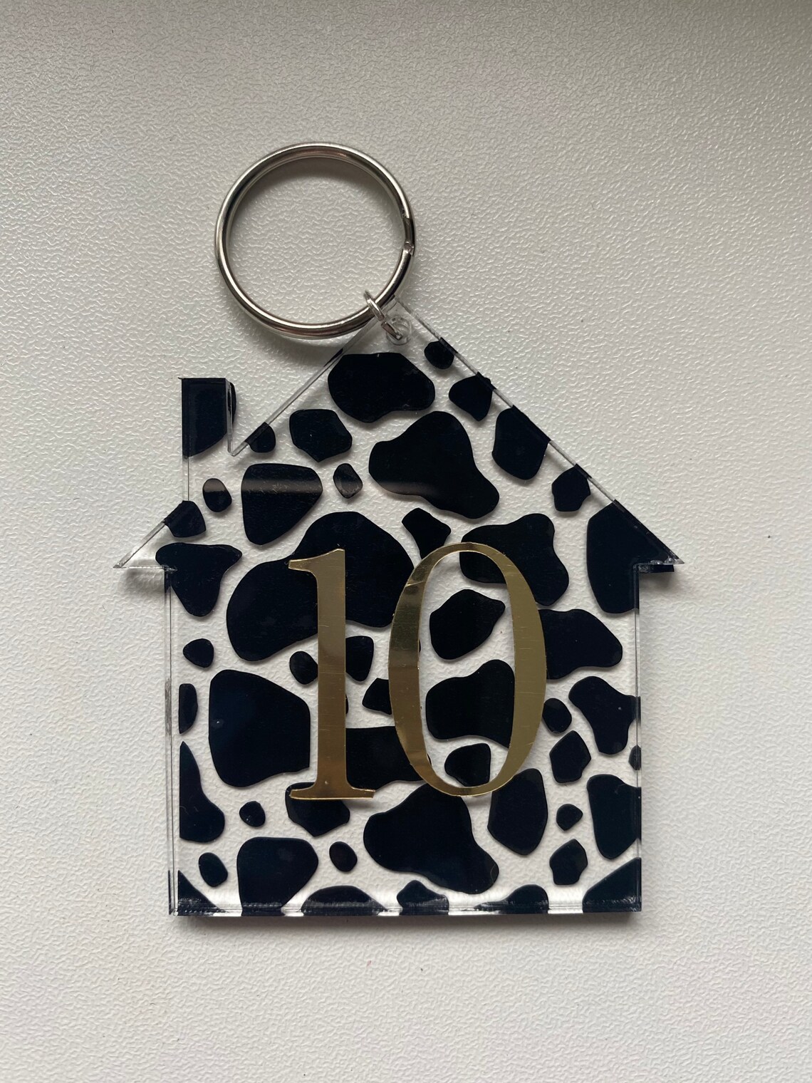 Personalised Acrylic House Keychain Perfect Housewarming Etsy