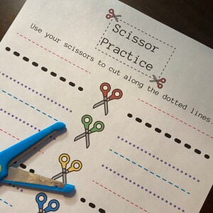 PRINTABLE Scissor Practice
