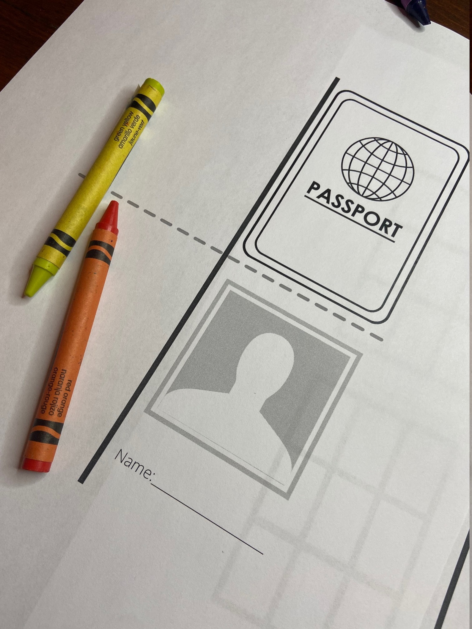 PRINTABLE Passport Book for Pretend Travel - Etsy Canada