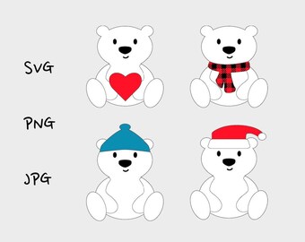 Download Polar Bear Svg Etsy