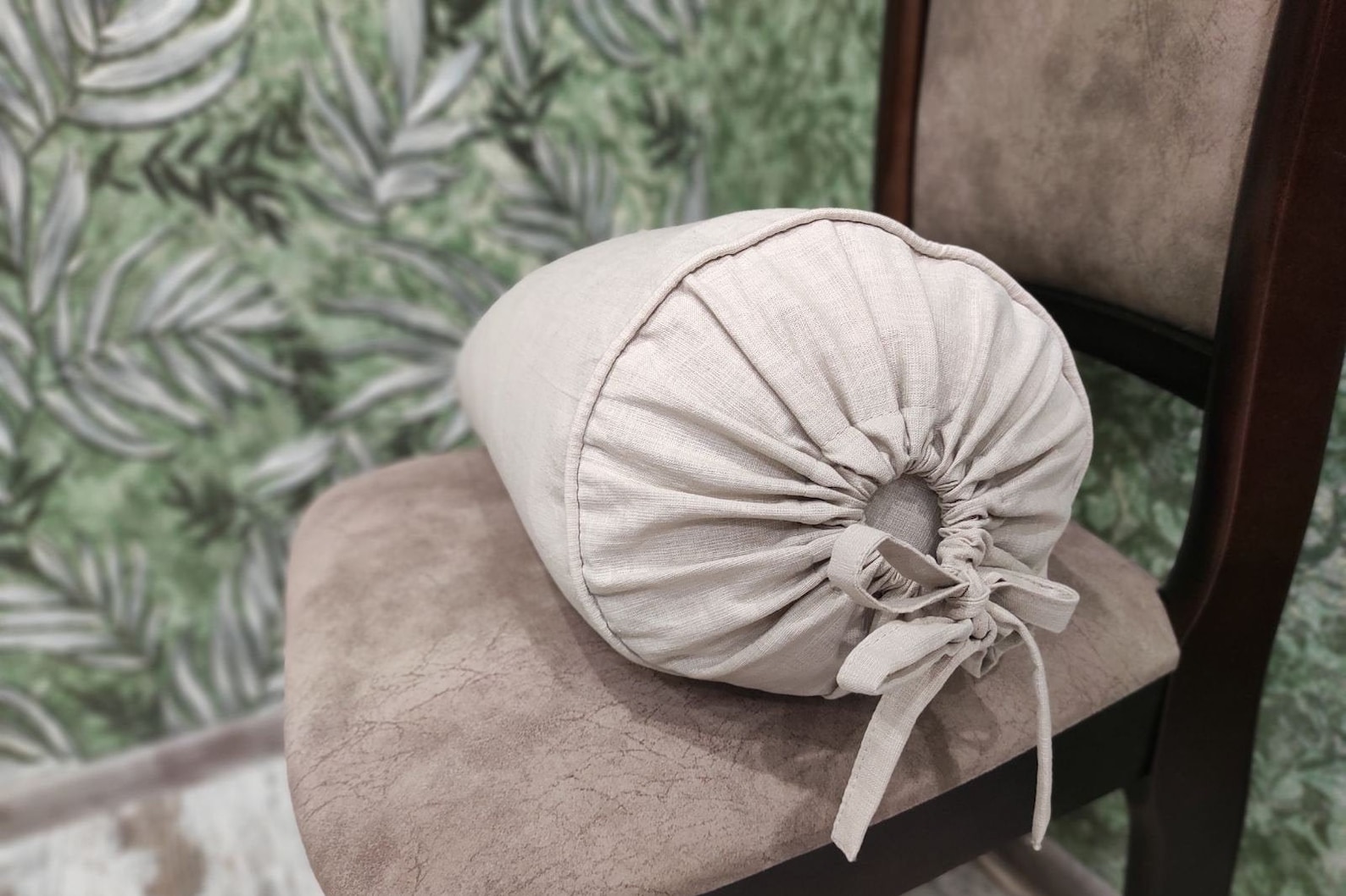 Linen Bolster Case Yoga Bolster Cover Custom Size Bolster Etsy