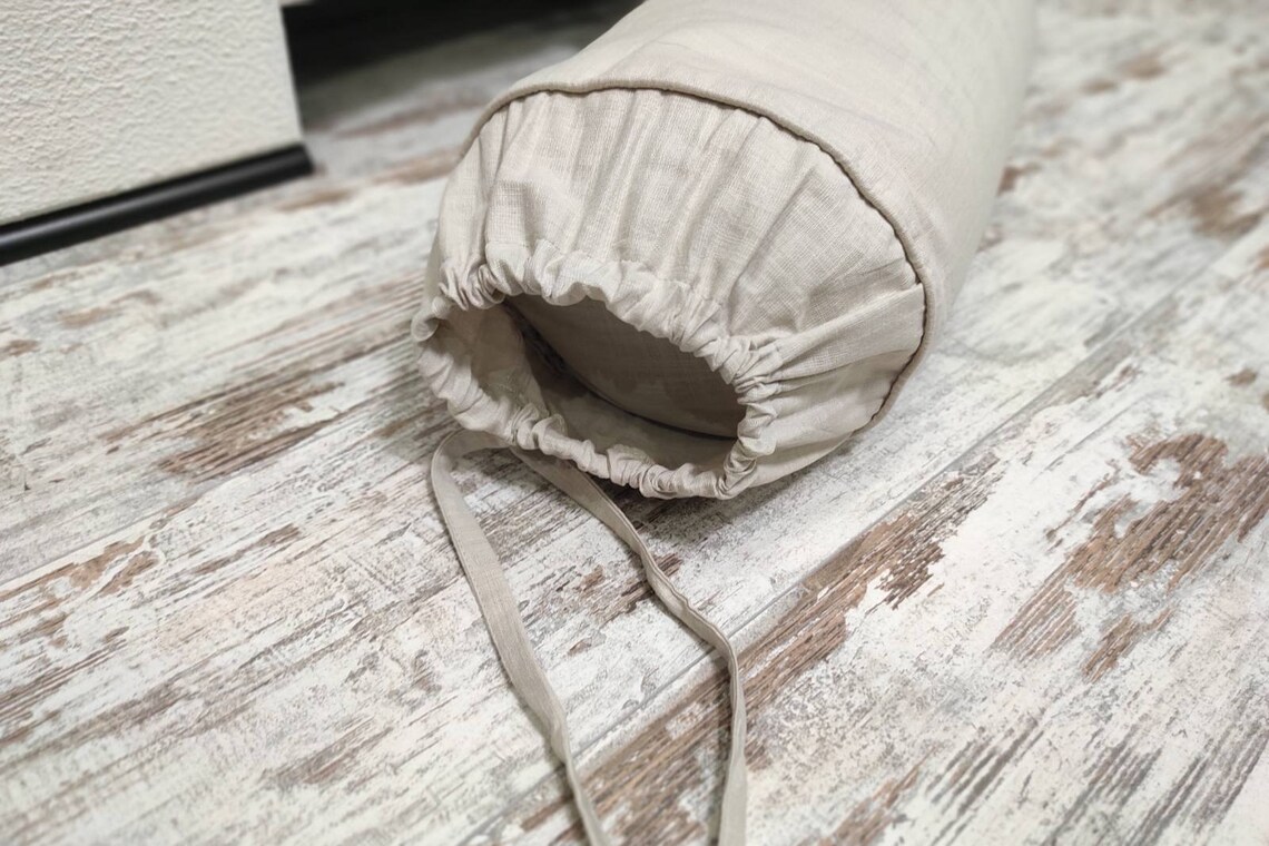 Linen Bolster Case Yoga Bolster Cover Custom Size Bolster Etsy