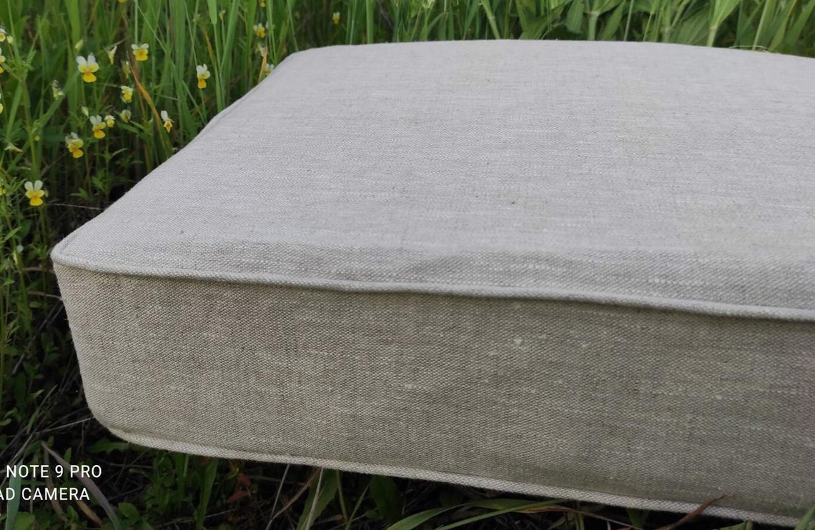 Daybed Futon Cover With Zip With Cord Lining Made of Natural Etsy