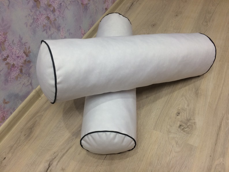 Outdoor Bolster Pillow Cover Water Resistant Outdoor Bolster Etsy