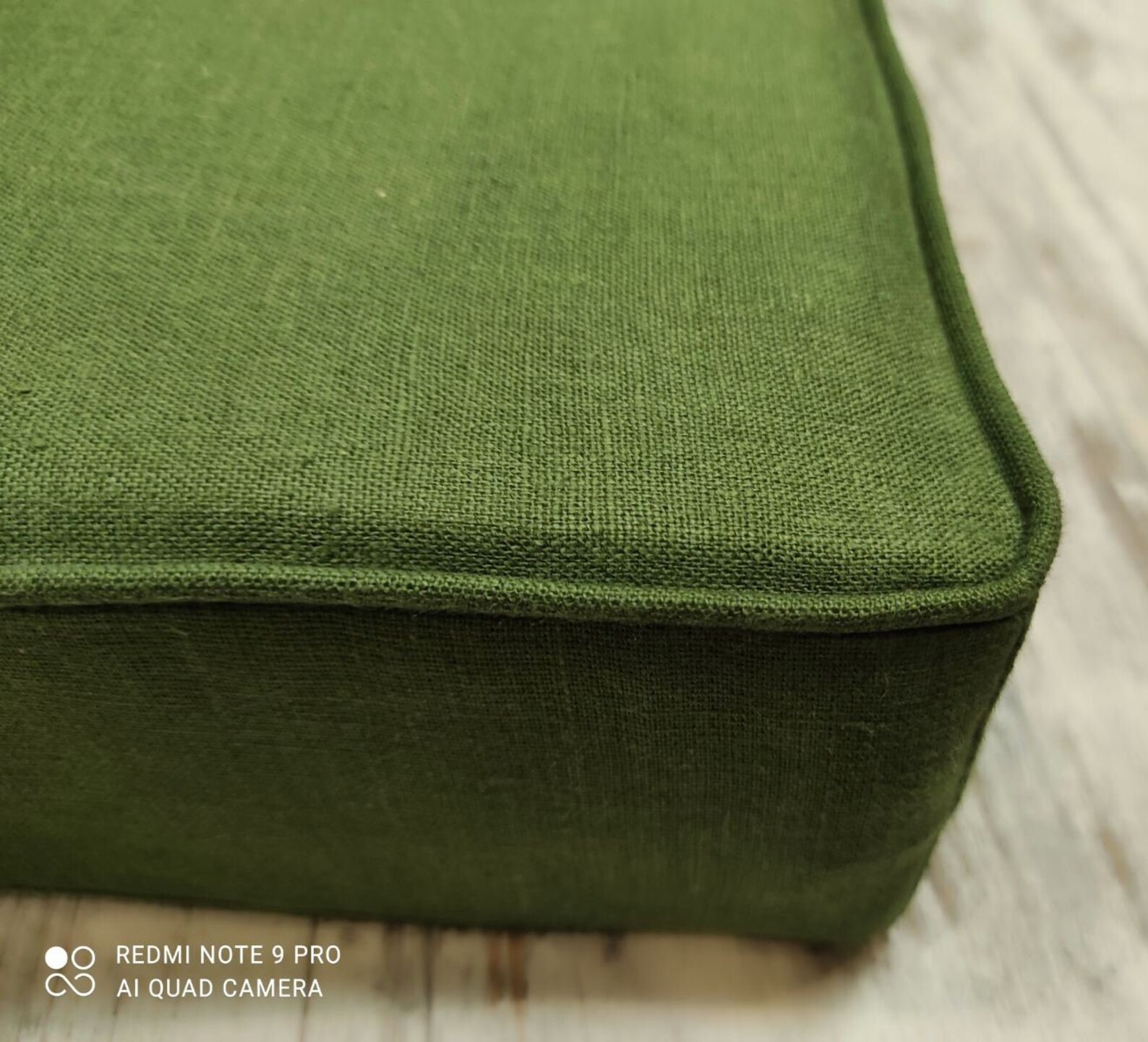 Natural Linen Daybed Mattress Cover With the Piping Zippered Etsy