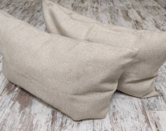 Linen Pillowcase - Square Pillow Sham - Daybed Couch Sofa Pillow Cover - Throw Pillow Cover - Made of Heavy and Medium Weight Linen
