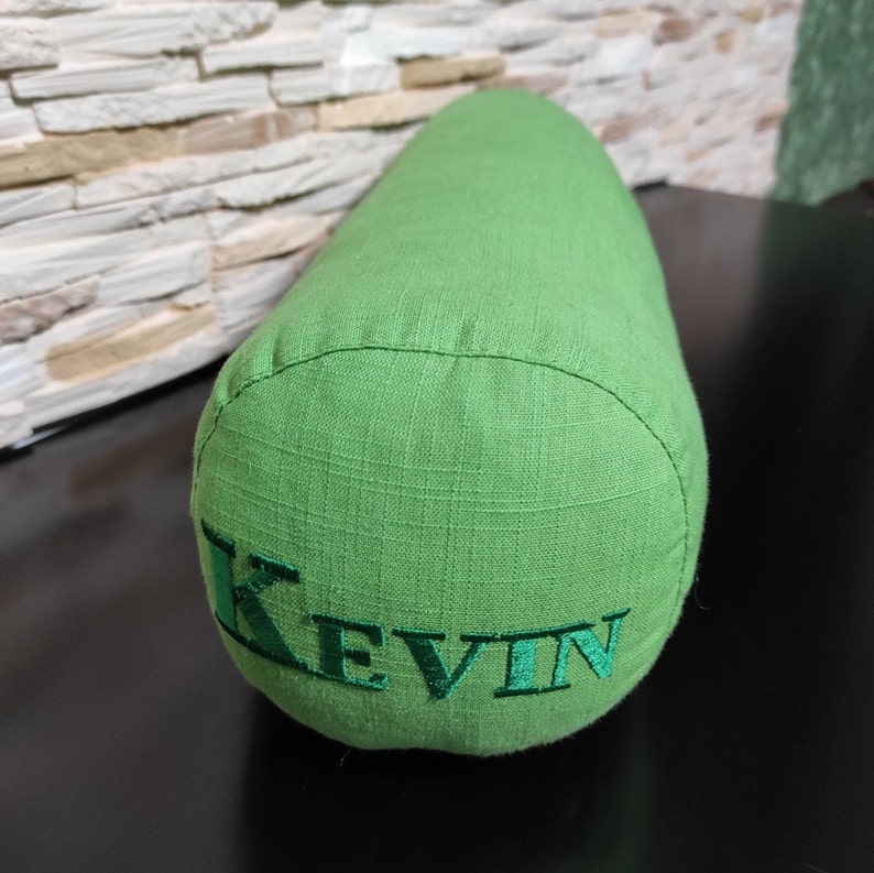 Linen Cover With Hidden Zipper for Yoga Cushion With Custom Etsy