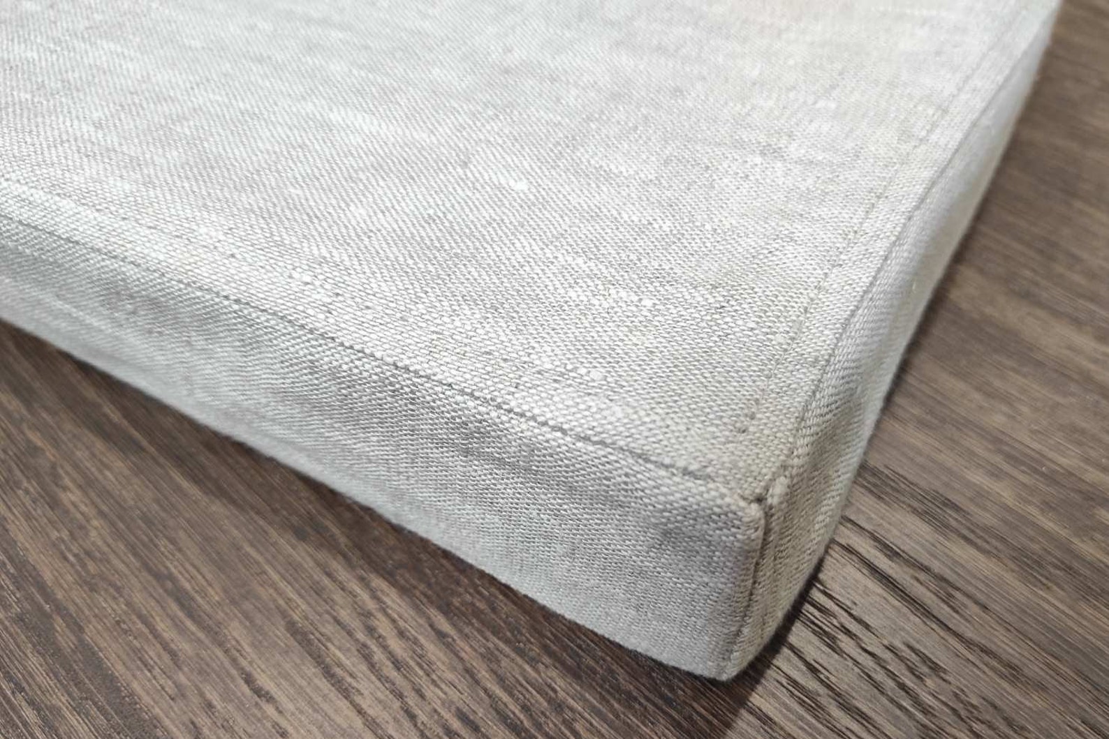 Fully Encased Zippered Natural Mattress Cover Linen Futon Etsy