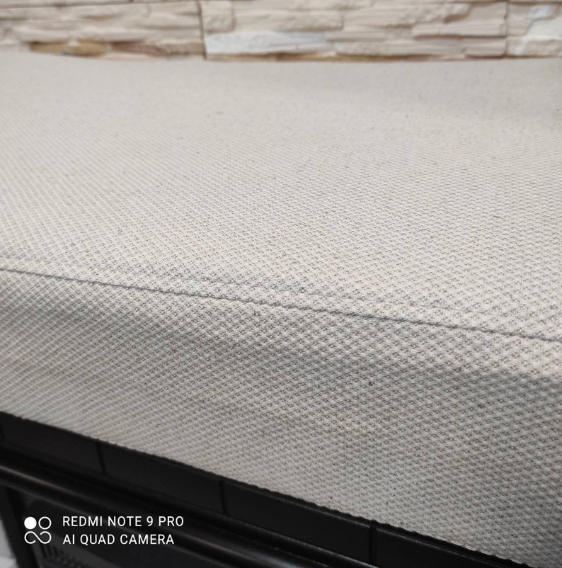 Euro Mattress Cover Linen Daybed Slipcover Mattress Cover Etsy