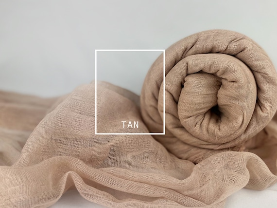 Tan Cheesecloth Table Runners, Neutral Colors, Cheesecloth Table Runners, Boho, Gauze Wedding Table Decor