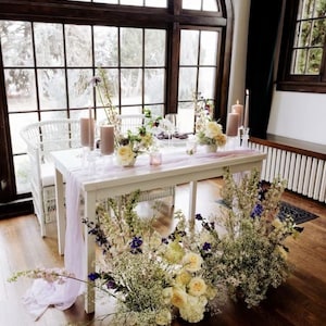 Chemins de table en étamine pourpre, bohème, décoration de table de mariage en gaze de gaze, chemin de table fluide, nappe ferme