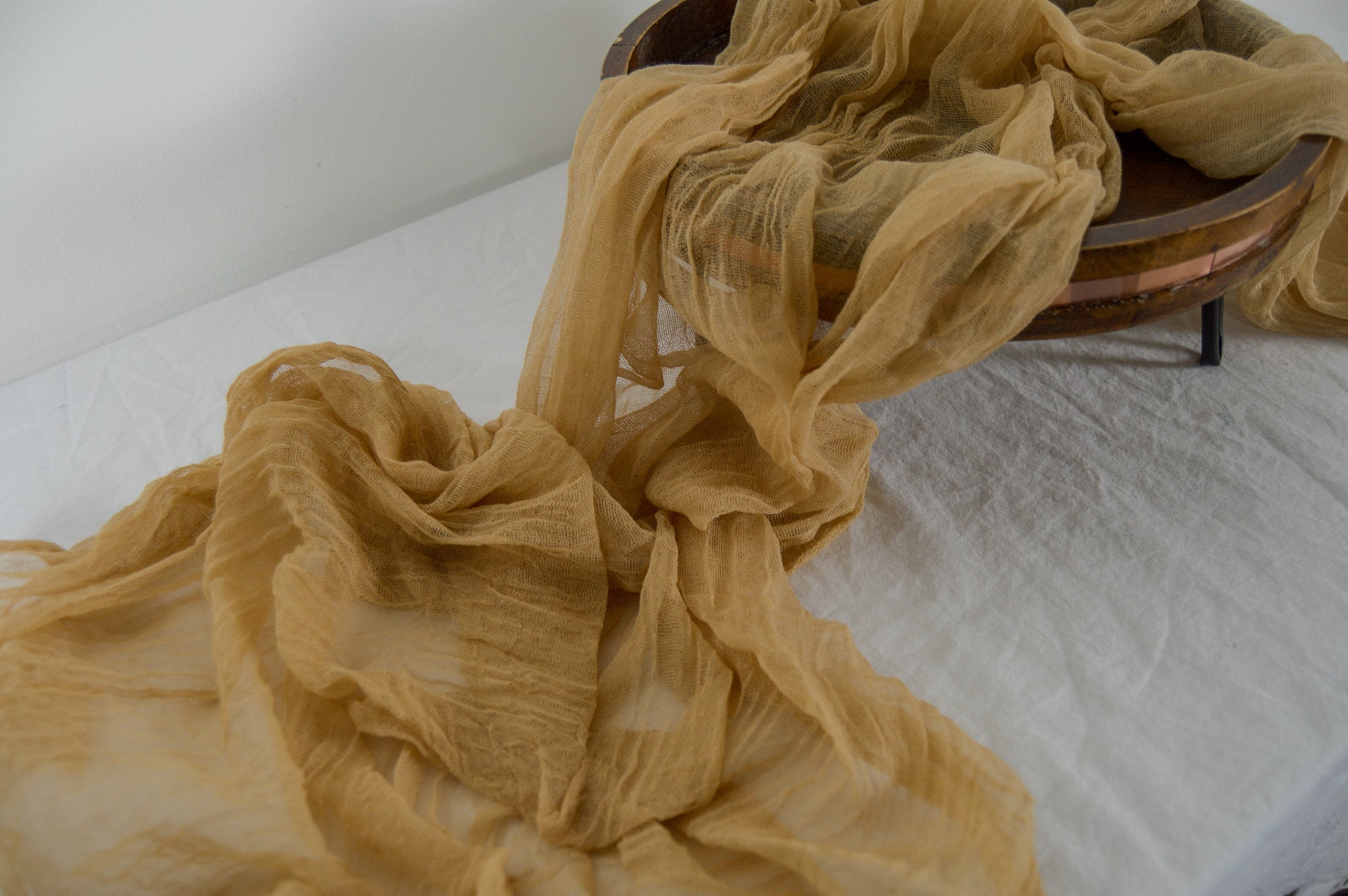 Butterscotch Light Yellow Cheesecloth Table Runners Boho Etsy