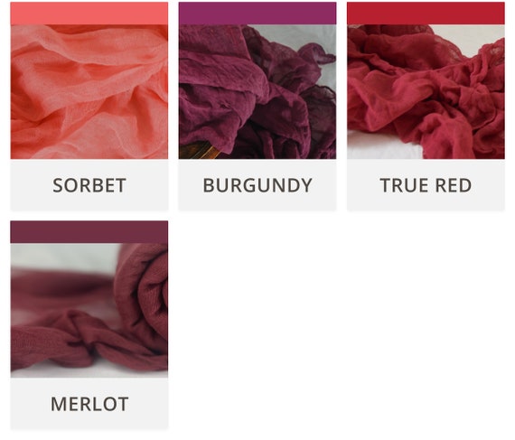 Red Wine Cotton Cloth Napkins for Dinner, Wedding - Like Merlot - Bulk