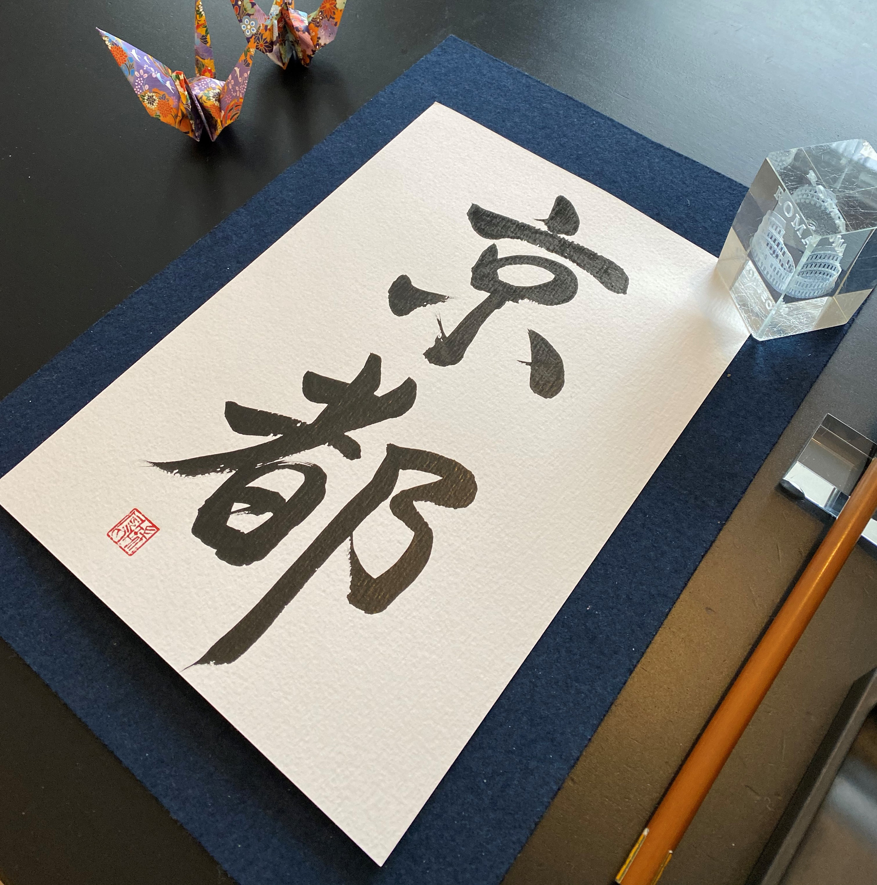 絵画 KYOTO Artirt High-quality REAL  SILVER Original Watercolor, Kyoto, Wall Decor, Japan, Watercolor