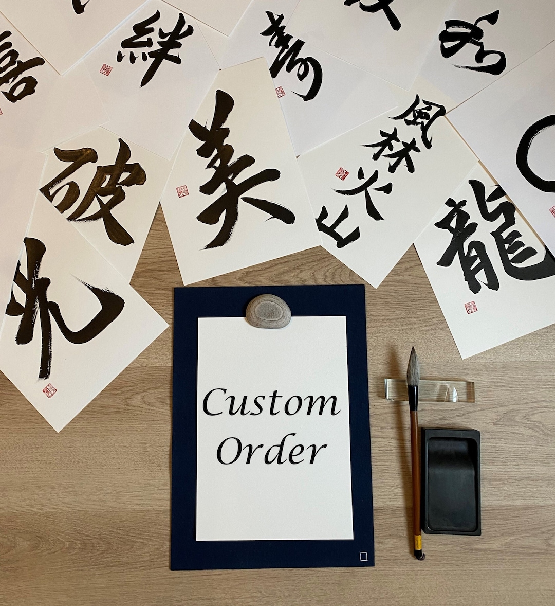 Digital Custom Order Japanese Calligraphy, Personalized Art, Gift - Etsy