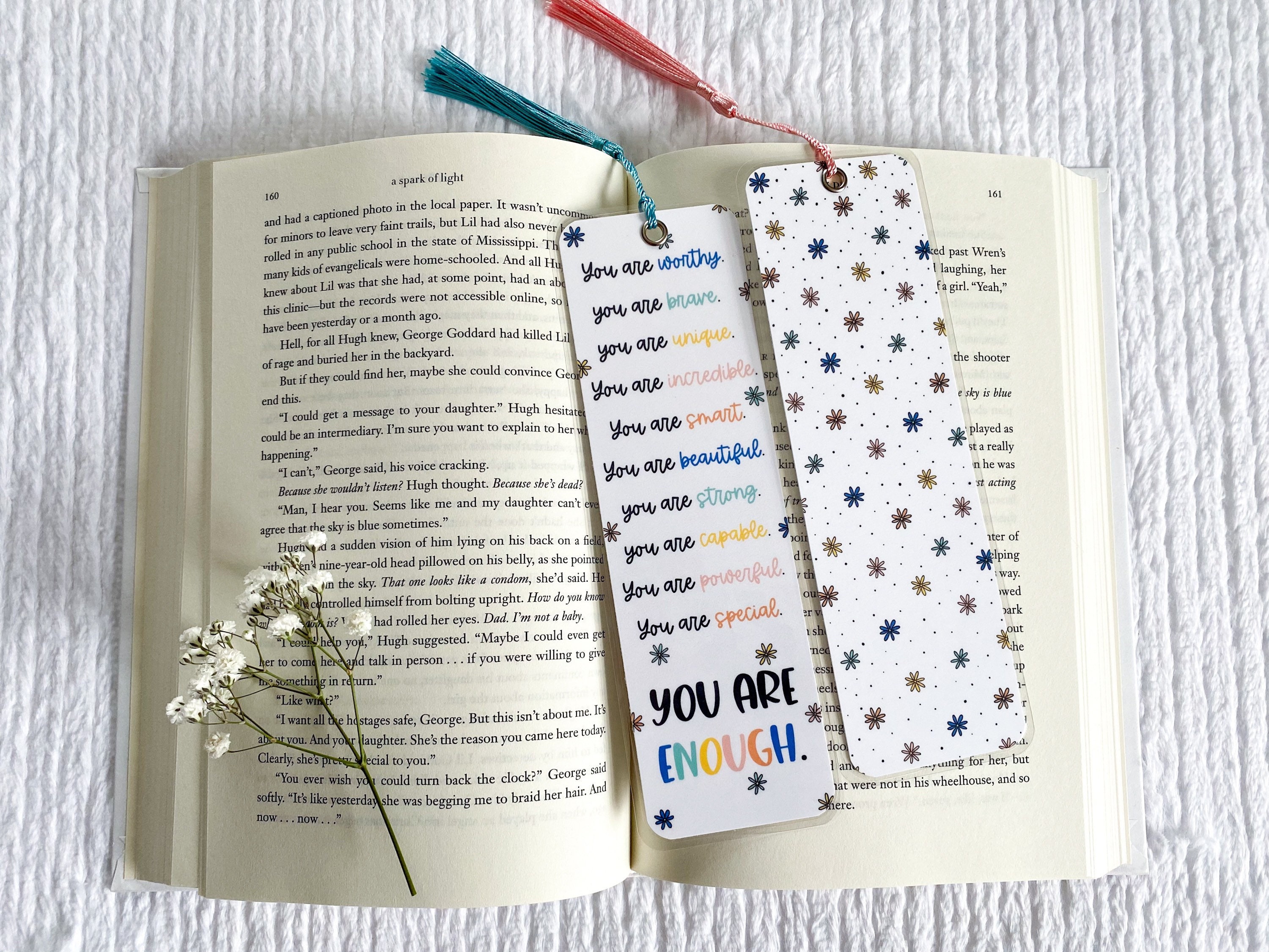 YOU ARE ENOUGH Bookmark Collection | Daily Reminder | Individual or S…