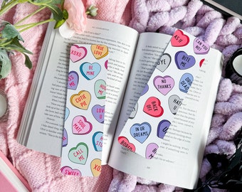 Conversation Hearts Bookmark Collection