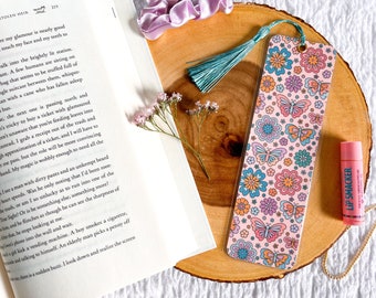 Groovy Butterflies Bookmark Collection | Handmade Bookmarks | Individual or Set | Cardstock or Laminated | Bookworm Gift