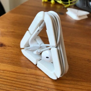 Headphone and Cord Organizers. Perfect for Wrapping Cables and Earbuds | Office Organization | Cheap Gift for Friend Boy Girl New