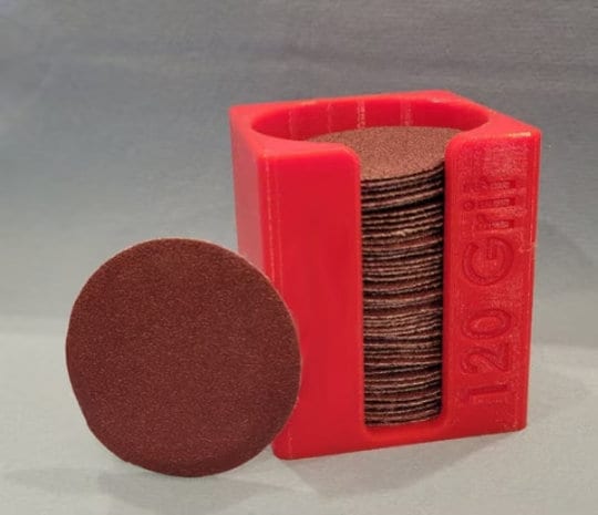 1.25 Inch - Sanding Pad Holder Any Color | Garage Organization