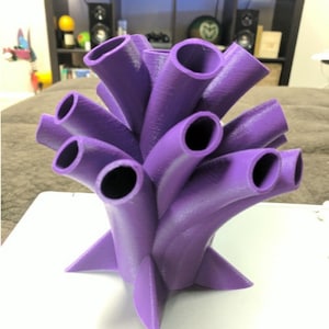Organic Pen Holder |  Pencil Holder Desk Organizer Abstract Strange Desktop Gift for Coworker Working In the Office | Cool Gifts
