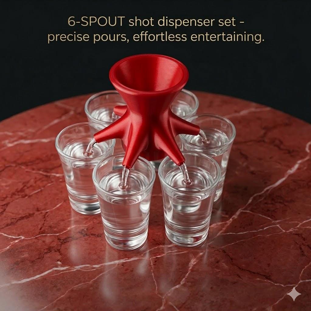 Shot Dispenser for Parties | Cheap Party Gift | Good Gifts for Friends who love to drink