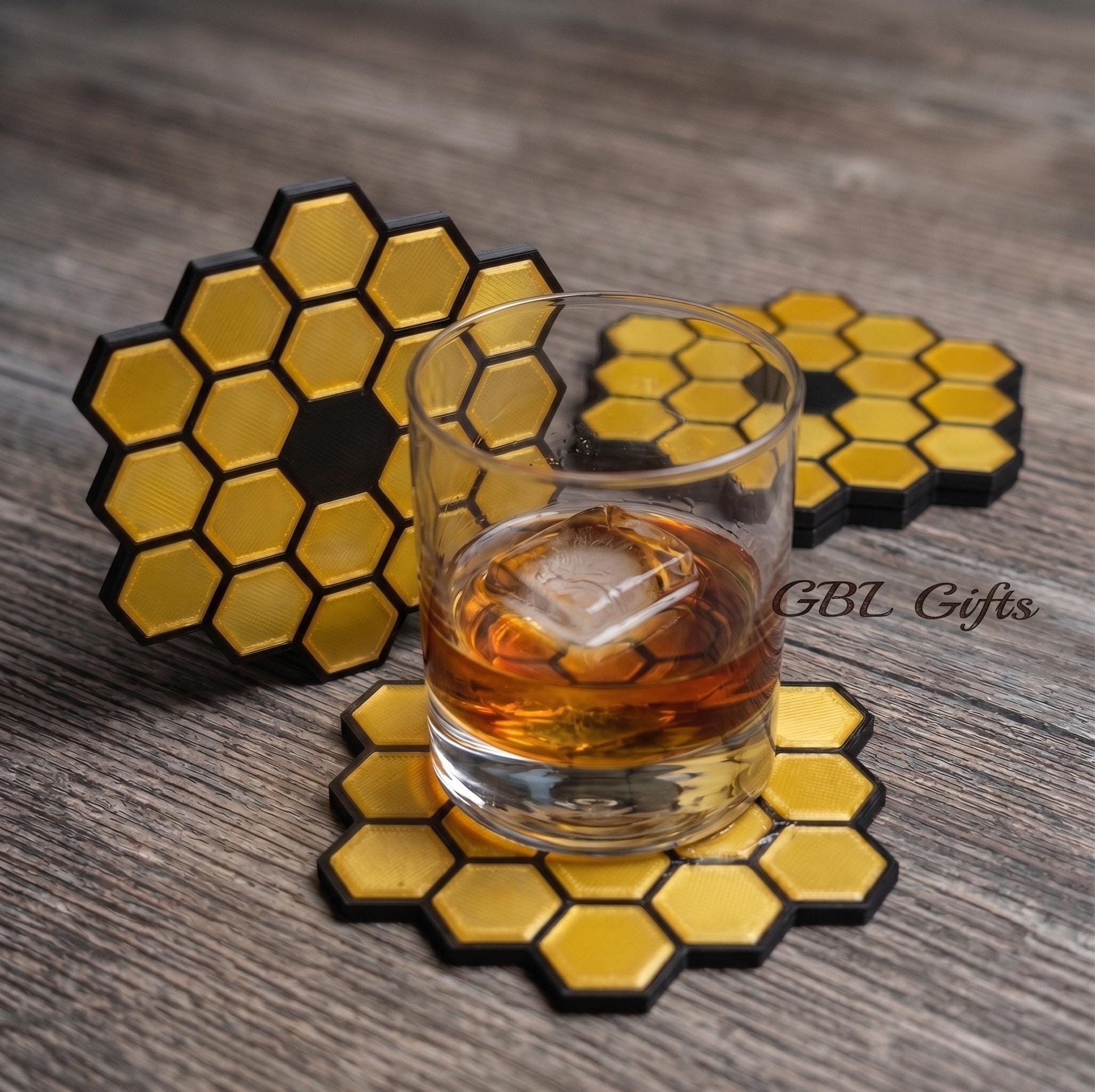 4 PACK - James Webb Space Telescope Drink Coasters