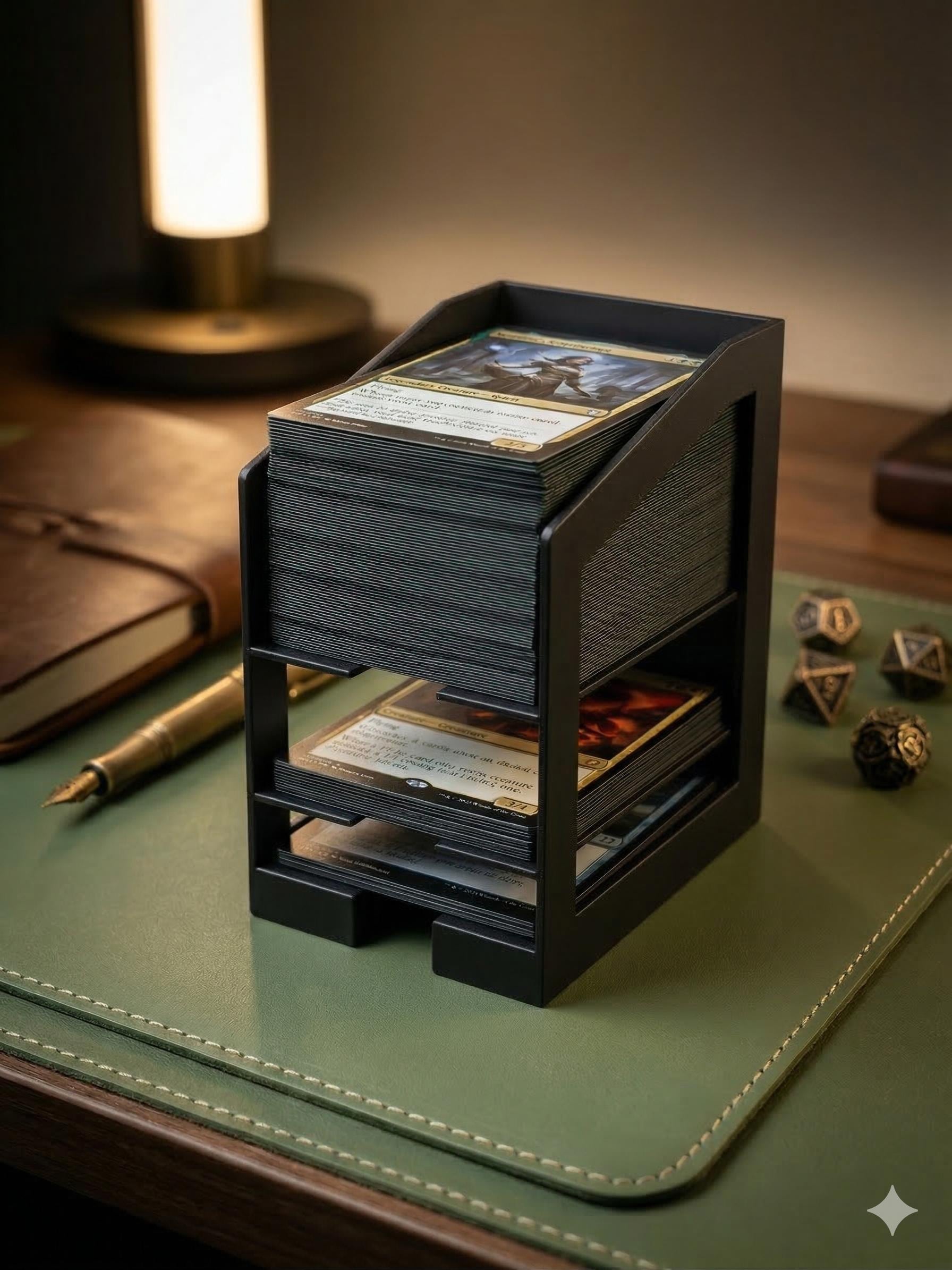 Trading Card Game Deck Tray