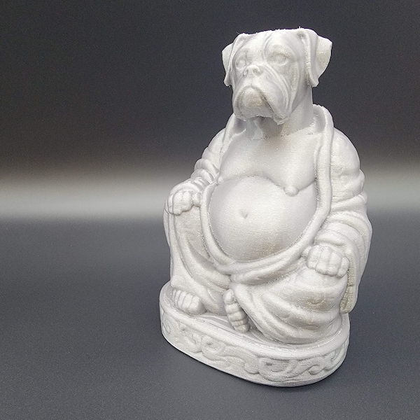 Boxer Buddha Statue Funny Gag Gift for Boxer Dog Lovers | Animal Buddha Statues | Funny Buddah Figurine | Animal Budda Gifts Vets