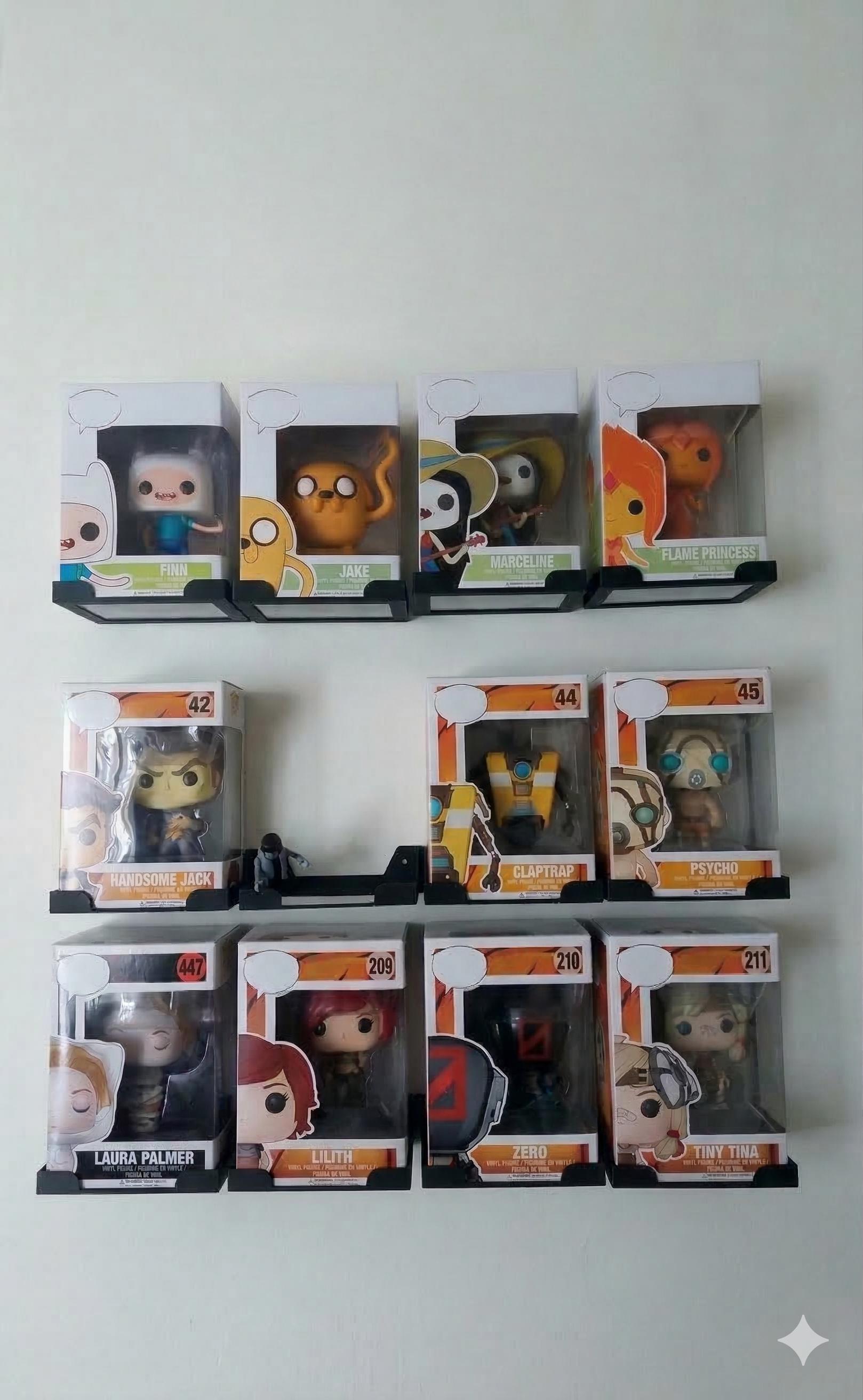 Floating Shelves for Collectible Vinyl Figure Boxes - Any Color - Box Display Shelf