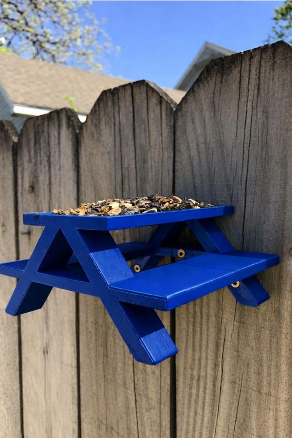 Squirrel Feeder Picnic Table