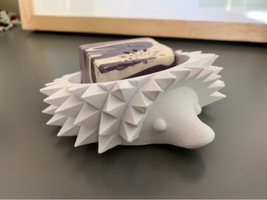 Hedgehog Soap Holder - Any Color - Kitchen Accessories - Gift for Mom Wife - Modern Kitchen Gadgets