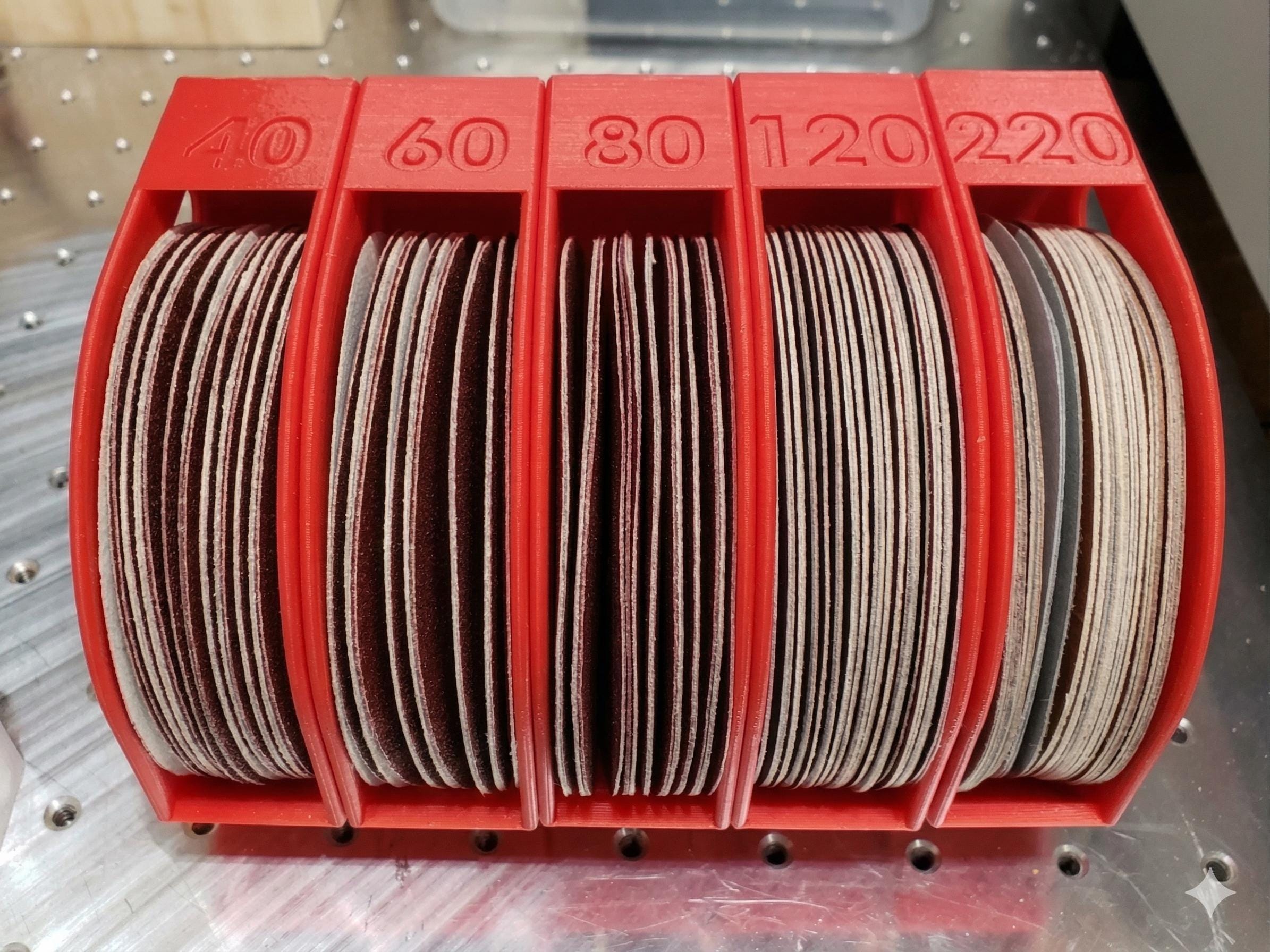 5 Inch Sanding Pad Holder Any Color | Garage Organization