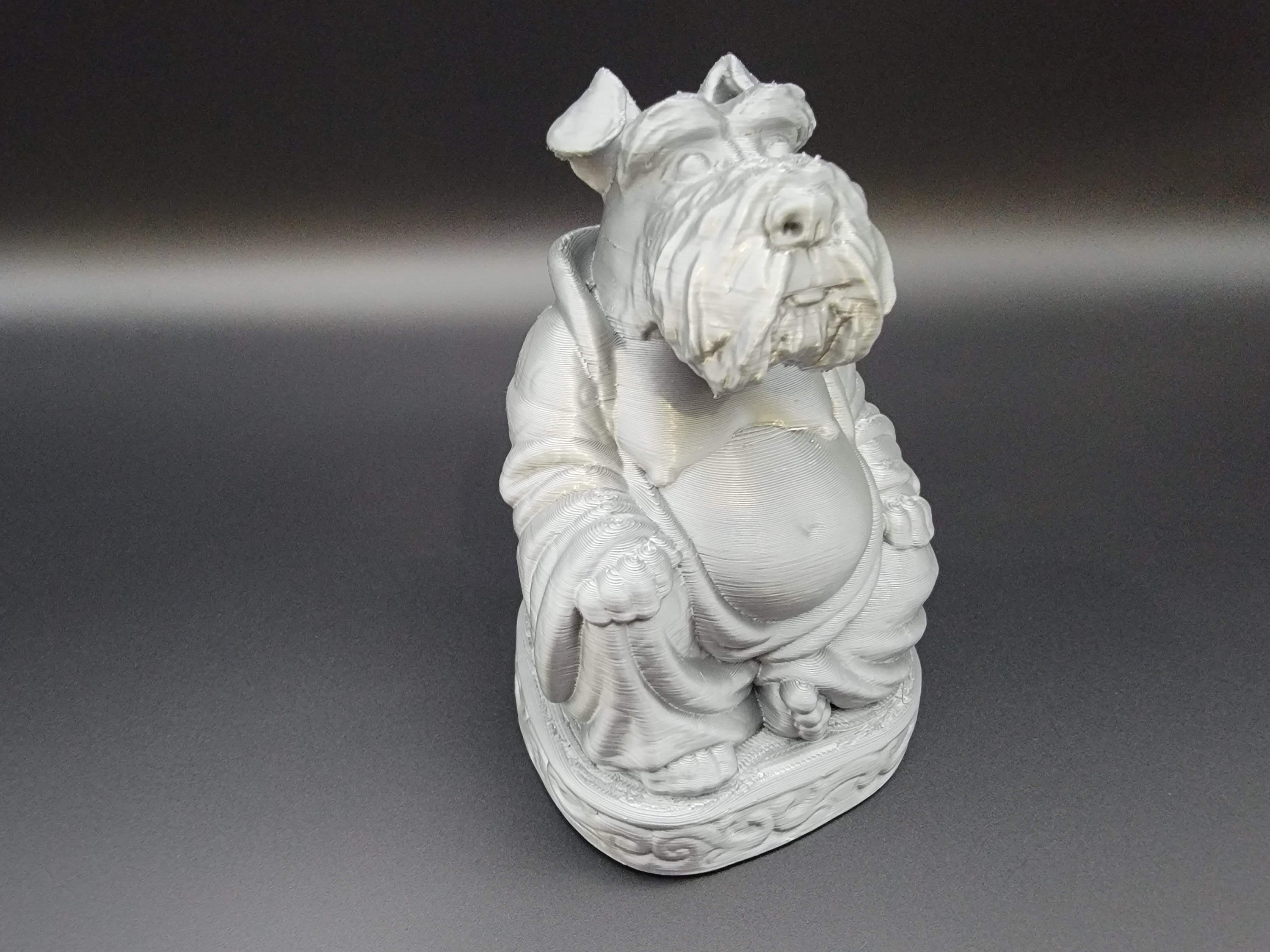 Schnauzer Buddha Statue – Funny Dog Lover Gift