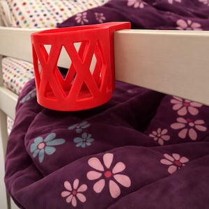 Bunkbed Side Cup | Gift for Kids With Bunk Beds | Cup Holder For Bunkbeds | Toddler Bed Addon | Children Necessities For Bedroom | Kid Gifts