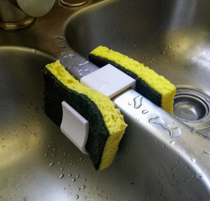 .com: Kitchen Sponge Holder, Dish Brush Holder, Slim Sink