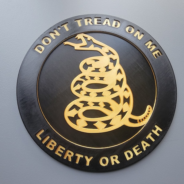 Dont Tread On Me - Gadsden Sign - Liberty Or Death - Wall Art