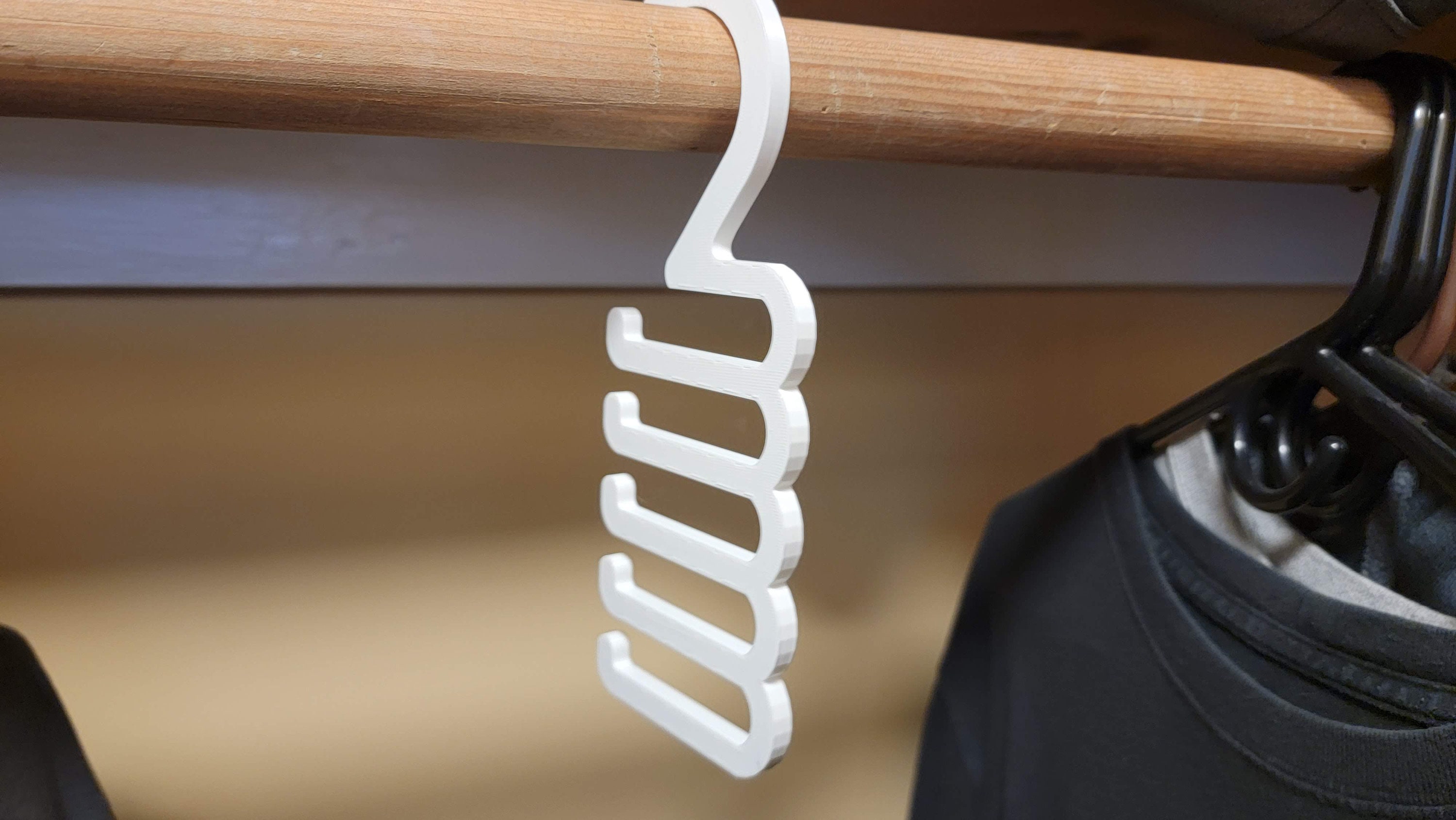 Percha para corbatas percha para cinturones organizaci n de