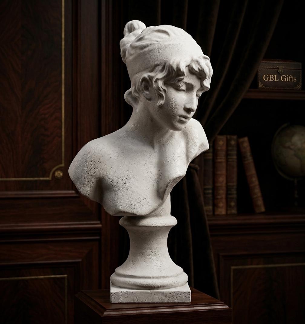 Sappho Bust Torso Abstract Home Decor Art | Female Body Sculpture | Curvy Greek Girl Bust Decoration Woman Goddess Statue Figure