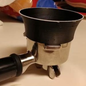 54mm Portafilter Funnel | Breville portafilter funnel | coffee grounds spill catcher | espresso attachments | espresso funnel kitchen addon