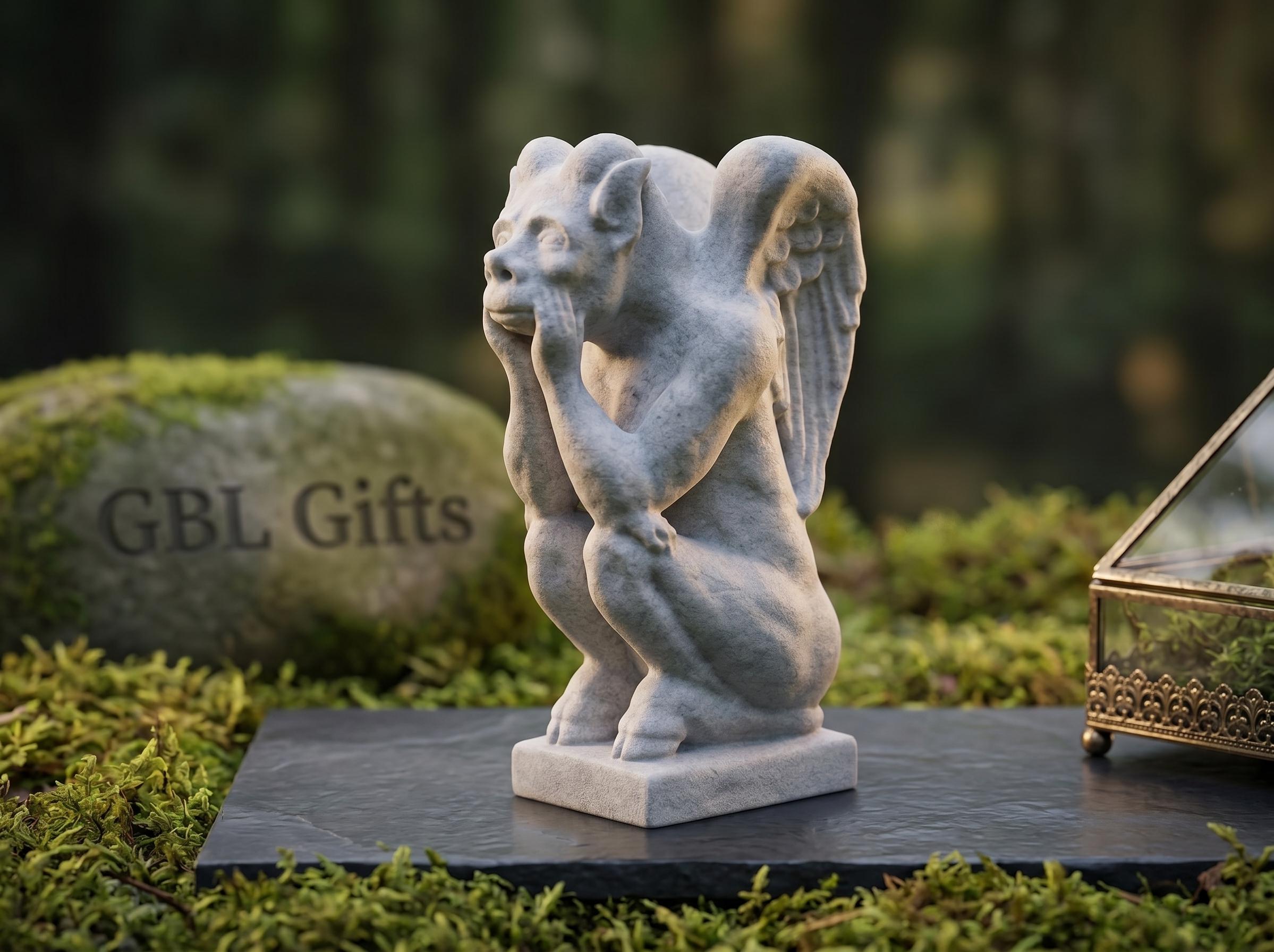 The Sitting Gargoyle Statue | Any Color