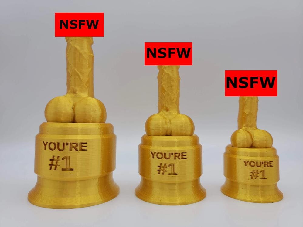 Penis Number 1 Trophy | Bachelorette Party Centerpiece