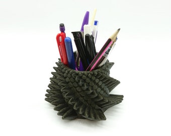 Dragon Pen Holder - Any Color | Office Desk Organization | Cool Gift Ideas | Lover of Dragons and Reptiles