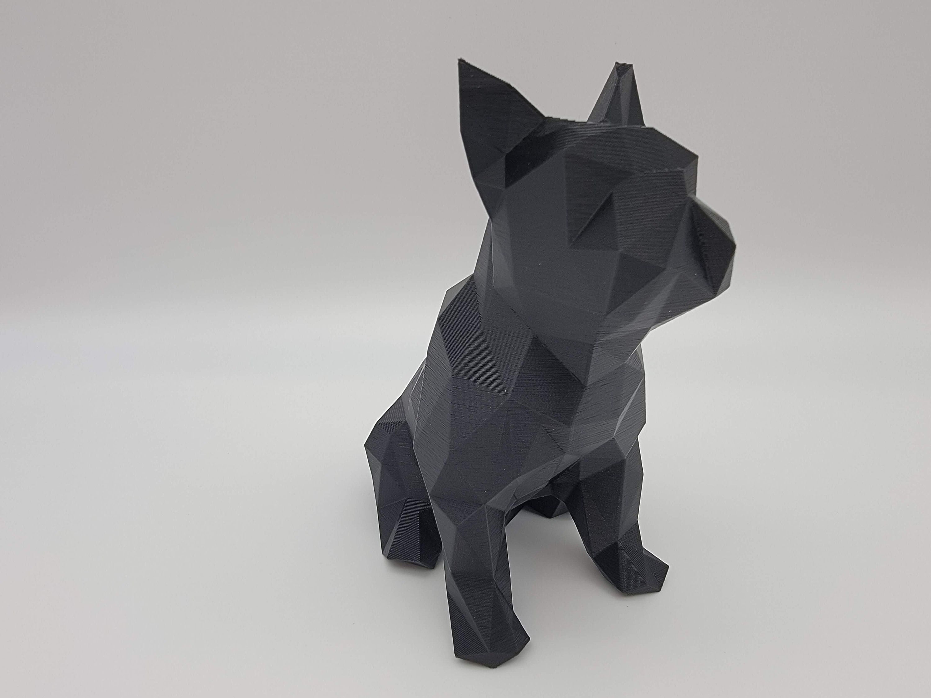 Bulldog Abstract Art Statue Figurine - French Bulldogs Statues