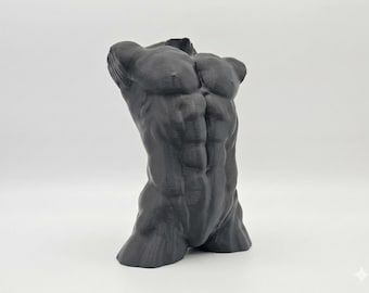 Muscular Man Bodybuilder Bust - Any Color!
