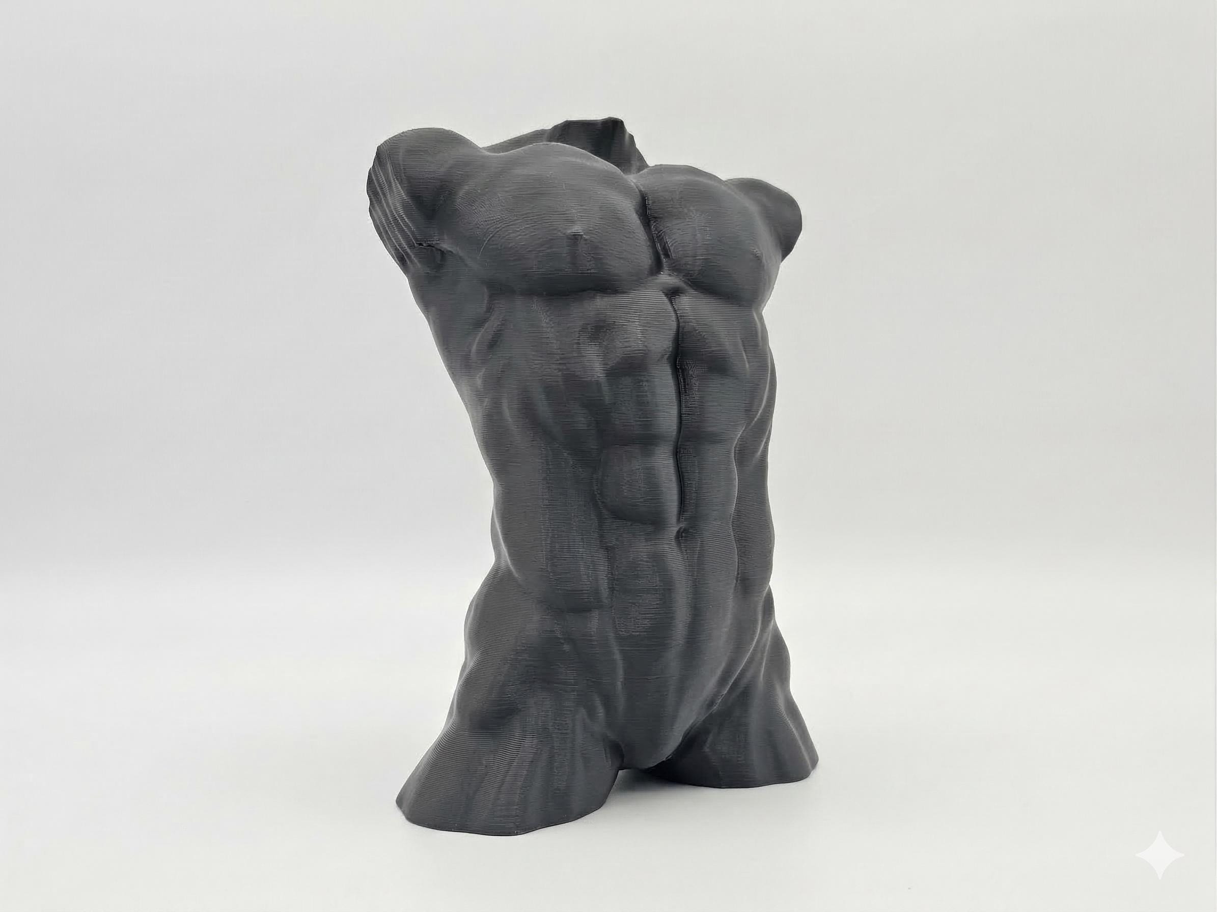 Muscular Man Bodybuilder Bust - Any Color!