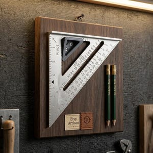 Quick Access Universal Speed Square Holder - Wall Mounted