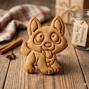 German Shepherd Puppy Cookie Cutter - Dog Cookie Cutters