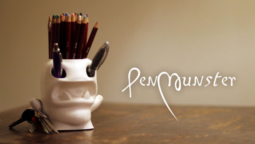 Cute Monster Pen Holder |  Desk Organizer